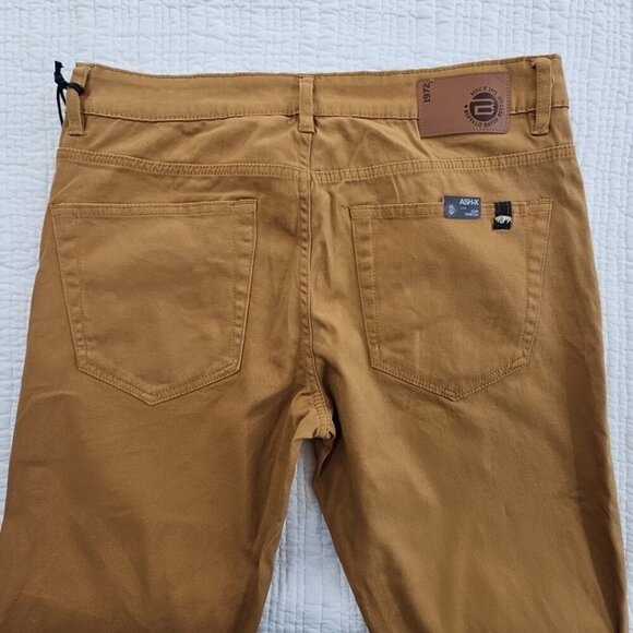 NEW Buffalo By David Bitton Ash-X Jeans Men's Size W32 L30 Brown Stretch Fit NWT - Picture 9 of 15